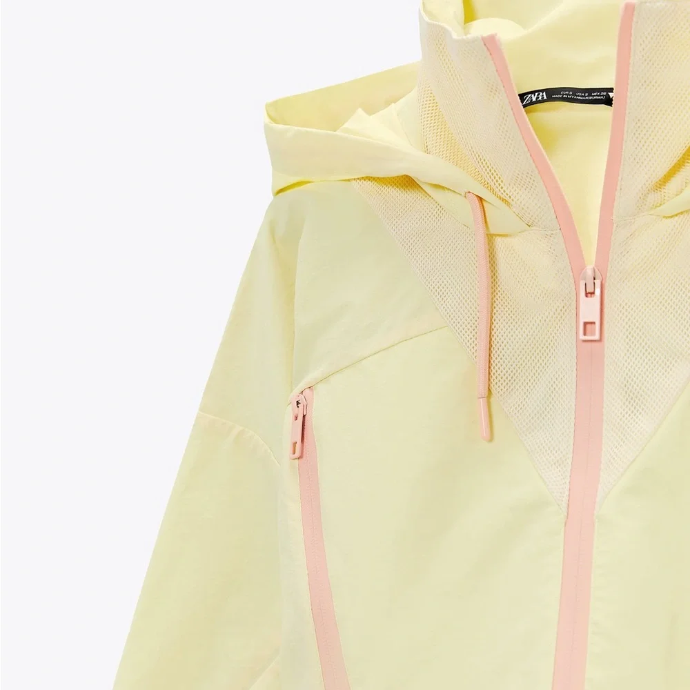 ZARA COMBINATION‎ CROPPED RAINCOAT